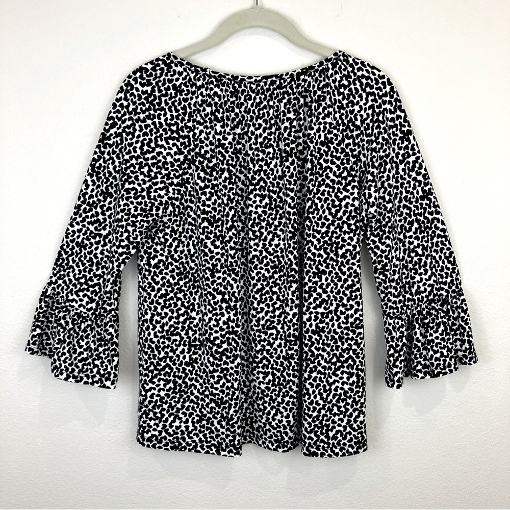 Michael Kors Bell Sleeve Jersey Knit Top - Picture 3 of 8